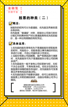 优先股,股票,种类,股东,普通股,康波,表决权,股息,进行清算,风险较小
