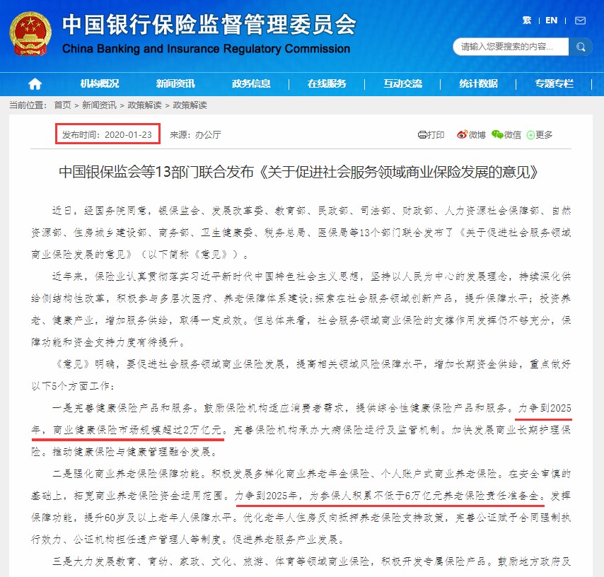 就在新冠疫情爆发,武汉封城的前夜,银保监会联合国务院下属13个部委